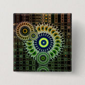 PsySlicez-Button Vierkante Button 5,1 Cm (Voorkant)