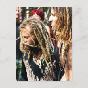 Psytrance geheugens Briefkaart