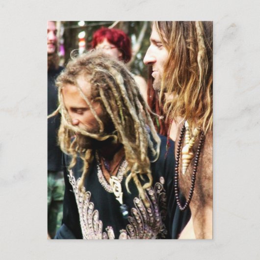 Psytrance geheugens Briefkaart (Voorkant)