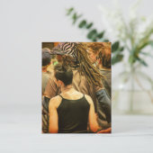 Psytrance geheugens Briefkaart (Staand voorkant)