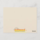 Psytrance geheugens Briefkaart (Achterkant)