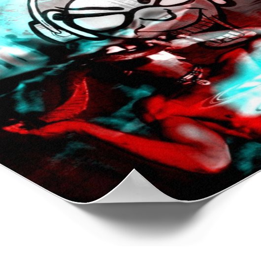 Psytrance-herinneringen Poster (Hoek)