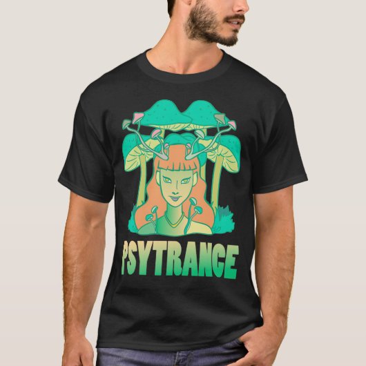 Psytrance Party Hippie Techno Goa Trance Festival T-shirt (Voorkant)