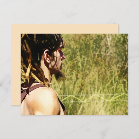 Psytrance-reeksen Briefkaart (Voorkant / Achterkant)