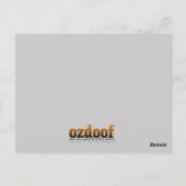 Psytrance-reeksen Briefkaart (Achterkant)