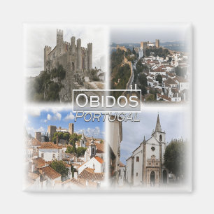 PT0037 Europa, Portugal, Obidos, koelkast Magneet