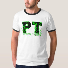 PT 2 zwarte en groene stippen T-shirt