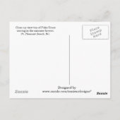 Pt. Aangename NJ Wou dat je hier was! Palmbomen Briefkaart (Achterkant)