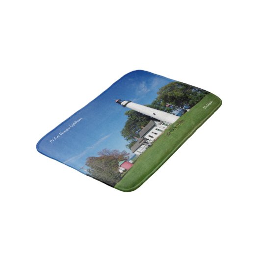 Pt Aux Barques Lighthouse badmat (Gekanteld)