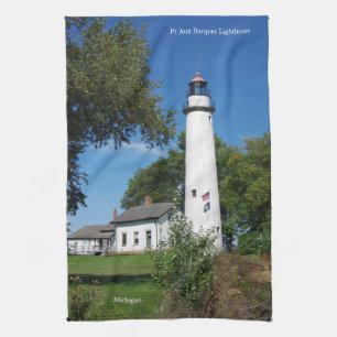 Pt Aux Barques Lighthouse keukenhanddoek