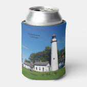 Pt Aux Barques Lighthouse koelbox Blikjeskoeler (Blikje Voorkant)