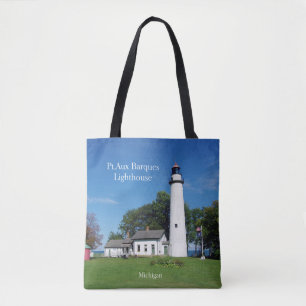 Pt Aux Barques Lighthouse over canvas tas