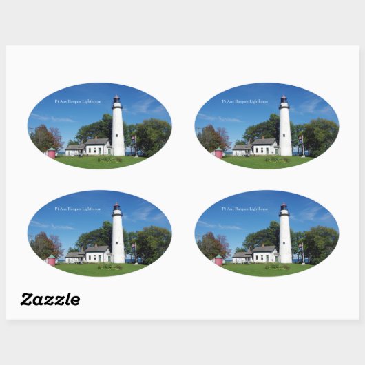 Pt Aux Barques Lighthouse sticker (Vel)