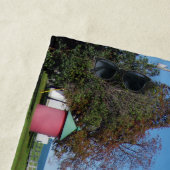 Pt Aux Barques Vuurtoren strandlaken (In situ)