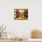 PT BARNUM Greatest Show on Earth  Circus Poster (Keuken)