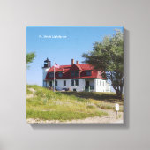 Pt Betsie Vuurtoren canvas print (Voorkant)