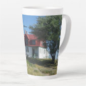 Pt Betsie Vuurtoren Latte Mok (Rechterhoek)