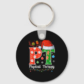 Pt Christmas Physical Therapy Christmas Pt Xmas Sleutelhanger (Voorkant)