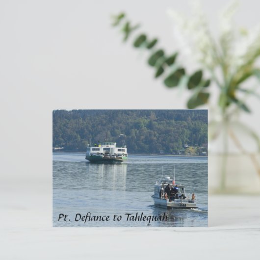 Pt. Defiance Ferry Briefkaart (Staand voorkant)