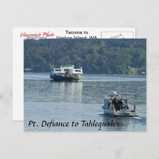 Pt. Defiance Ferry Briefkaart (Voorkant / Achterkant)