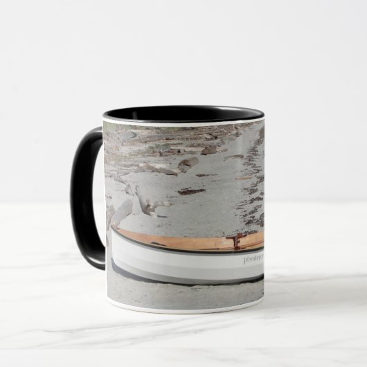 PT Elf op het strand Mok (Voorkant links)