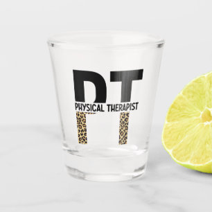 PT Fysieke Therapistische Cheetah Print PT Afstude Shot Glas