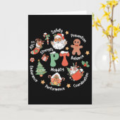 Pt Fysiotherapie Santa Squad Kerstmis Fysiotherapi Kaart (Gele Bloem)
