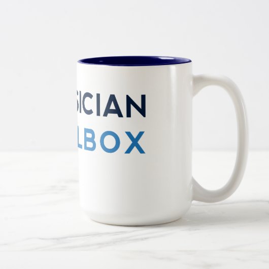 PT KoffieMok Tweekleurige Koffiemok (Rechts)