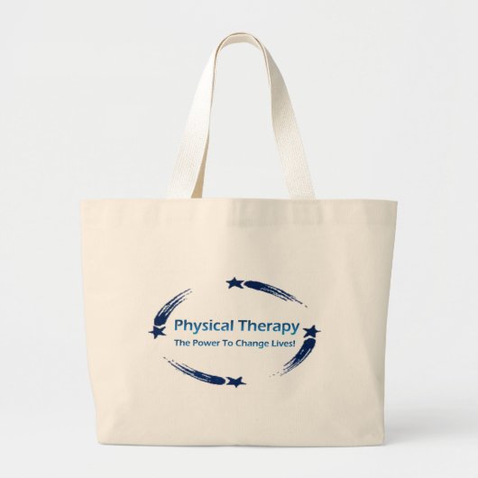 PT macht om levens te veranderen Grote Tote Bag (Voorkant)