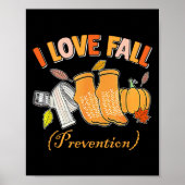 Pt Nurse Herfst Ik hou van Herfst Prevention Herfs Poster (Voorkant)