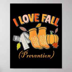 Pt Nurse Herfst Ik hou van Herfst Prevention Herfs Poster