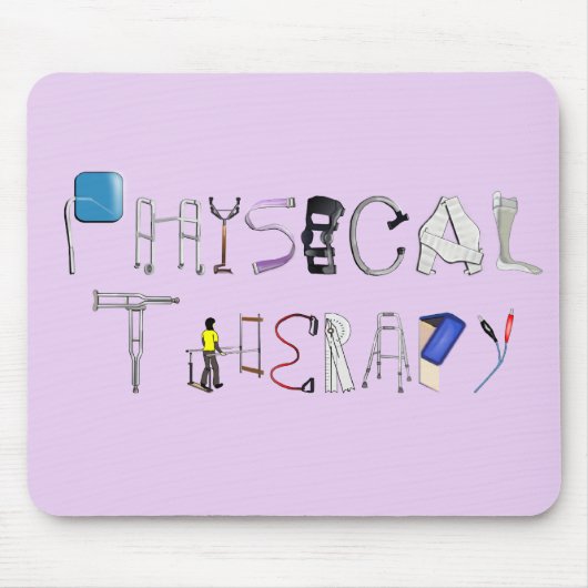 PT op het werk Muismat (Voorkant)