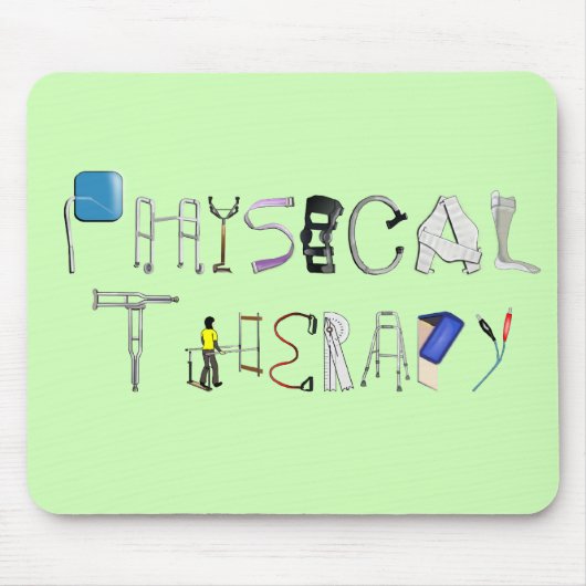 PT op het werk Muismat (Voorkant)