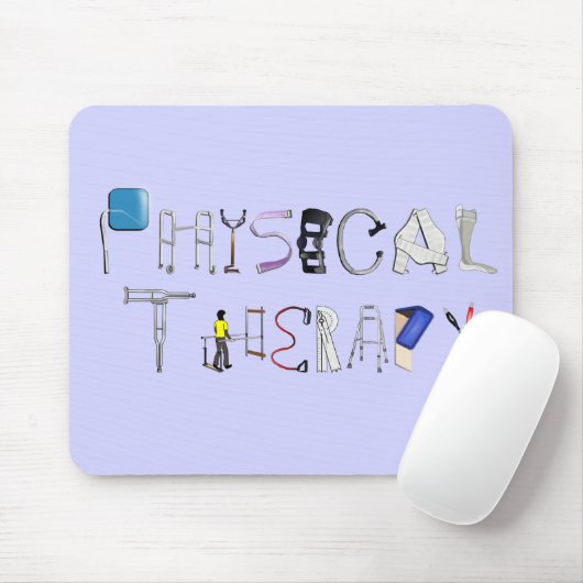 PT op het werk Muismat (Met muis)