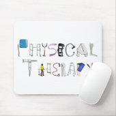 PT op het werk Muismat (Met muis)