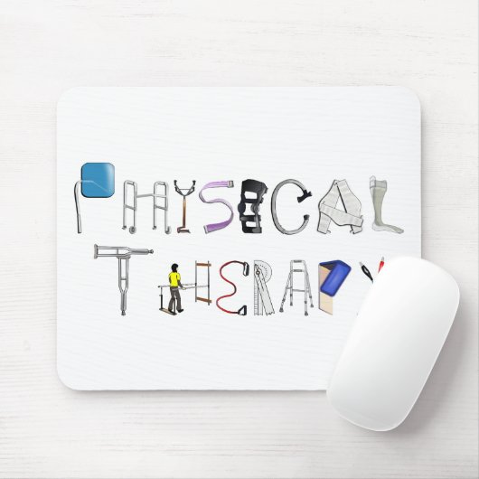 PT op het werk Muismat (Met muis)