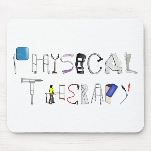 PT op het werk Muismat (Voorkant)