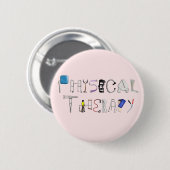 PT op het werk Ronde Button 5,7 Cm (Voorkant /achterkant)