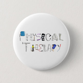 PT op het werk Ronde Button 5,7 Cm
