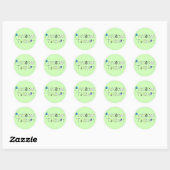 PT op het werk Ronde Sticker (Vel)