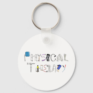 PT op het werk Sleutelhanger