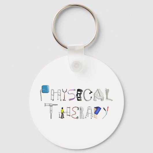 PT op het werk Sleutelhanger (Voorkant)