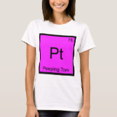 Pt - Peeping Tom Chemie Elementsymbool T-shirt (Voorkant)