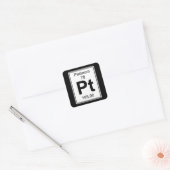 PT - Platina Vierkante Sticker (Envelop)