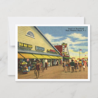 Pt Pleasant Beach Boardwalk jaren 1950 Briefkaart