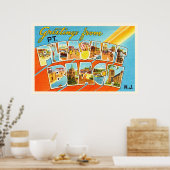 Pt Pleasant Beach New Jersey NJ  Briefkaart- Poster (Keuken)