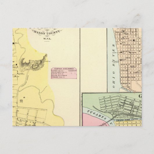 Pt Pleasant, West Virginia Briefkaart (Voorkant)