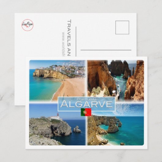 PT Portugal - Algarve - Briefkaart (Voorkant / Achterkant)