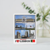 PT Portugal - Lissabon - Briefkaart (Staand voorkant)