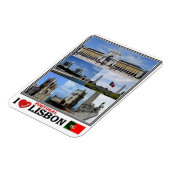 PT Portugal - Lissabon - I Love Mosaic - Magneet (Linkerzijde)